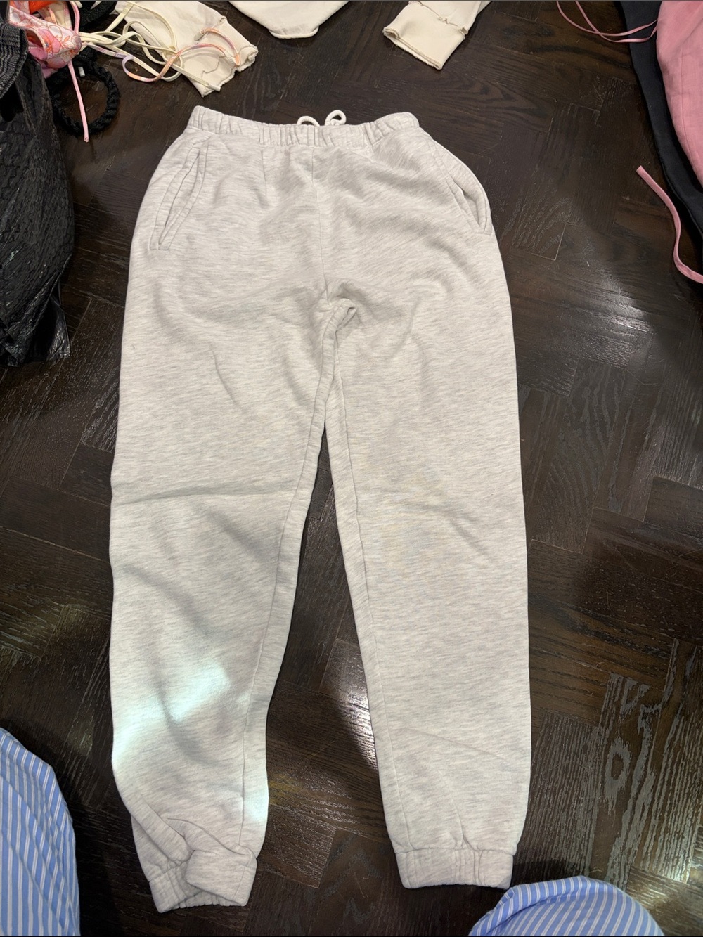 Joah Brown Light Gray Kids Jogger Sweatpants